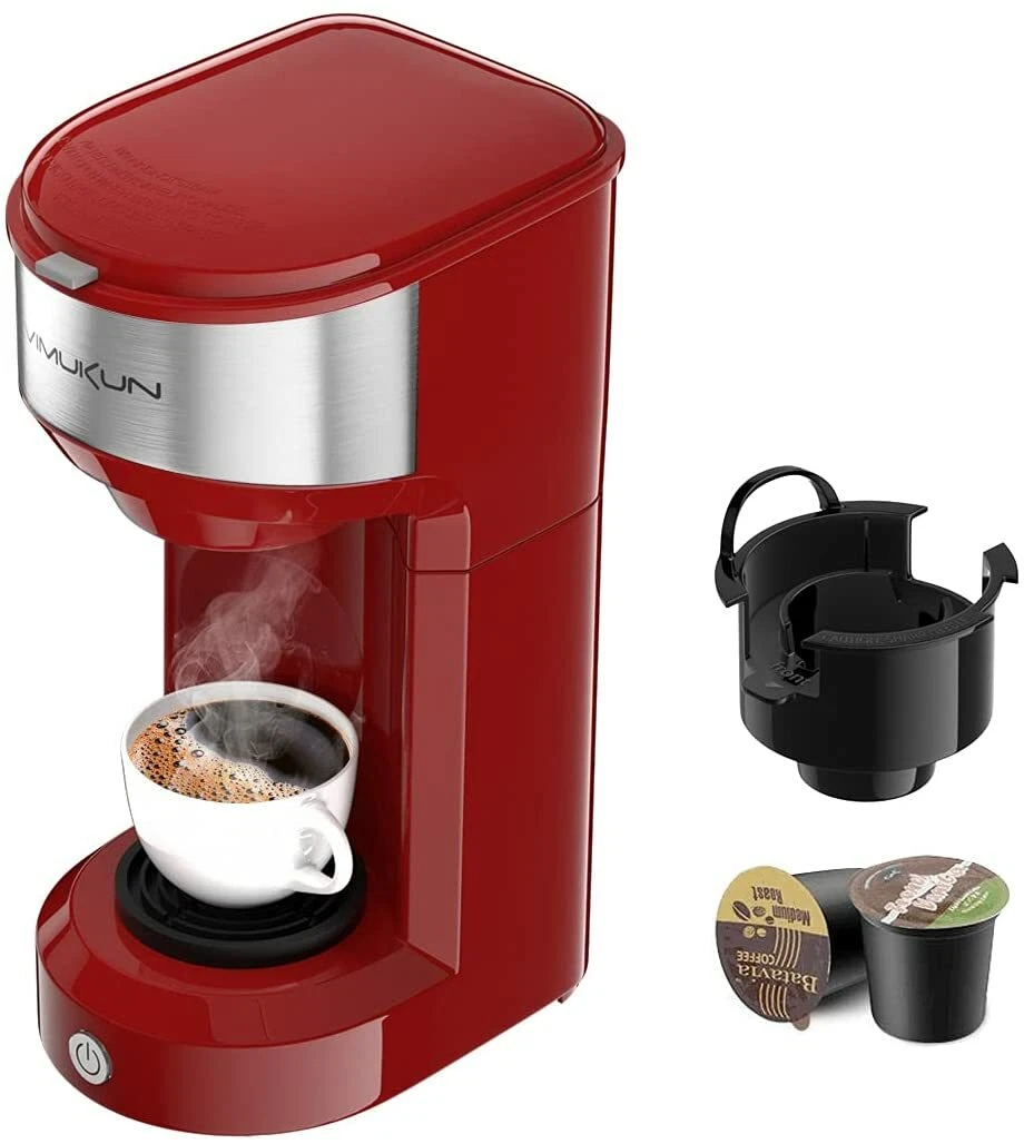 Single Serve Coffee Maker Brewer K-Cup Capsule Ground Personal Coffee  Machine