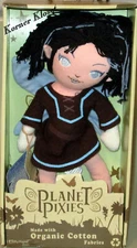 Planet Pixies "ANYU" Ice Pixie Organic Cotton Doll - Love My Planet - New