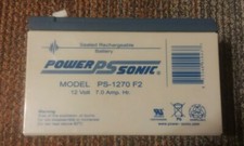 PS-1270 F2 - 12V 7AH 12 Volt 7 Amp Hour SLA Sealed Lead Acid Battery
