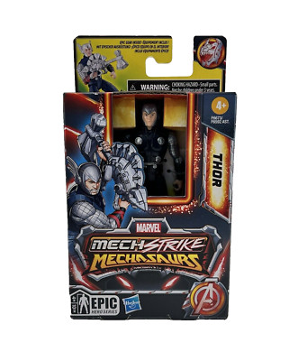 New In Box Marvel Mech Strike Mechasaurs Action Figure - Thor 4  Avengers