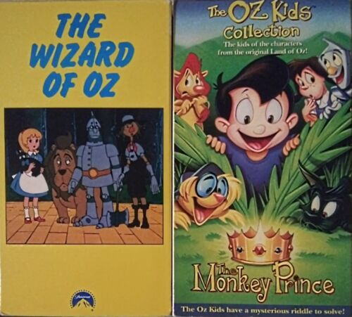 WÄHLEN SIE 1 animierte Cartoon AUS DIESEM VHS BAND LOT Der Affenprinz & Zauberer von Oz