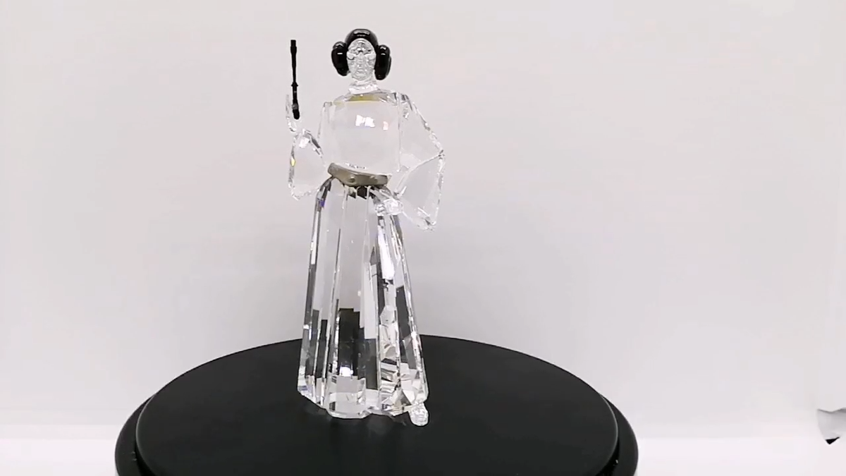 SWAROVSKI - スワロフスキー SWAROVSKI スターウォーズ レイア姫 2021年廃盤品 オブジェ 置物 5472787【中古】 Swarovski Star Wars Princess Leia Figurine #5472787 No Box | eBay