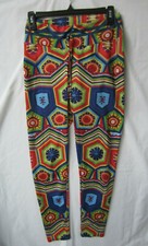 Women's Multi-Colored Stretchy Athletic Yoga Leggings  See Size Below