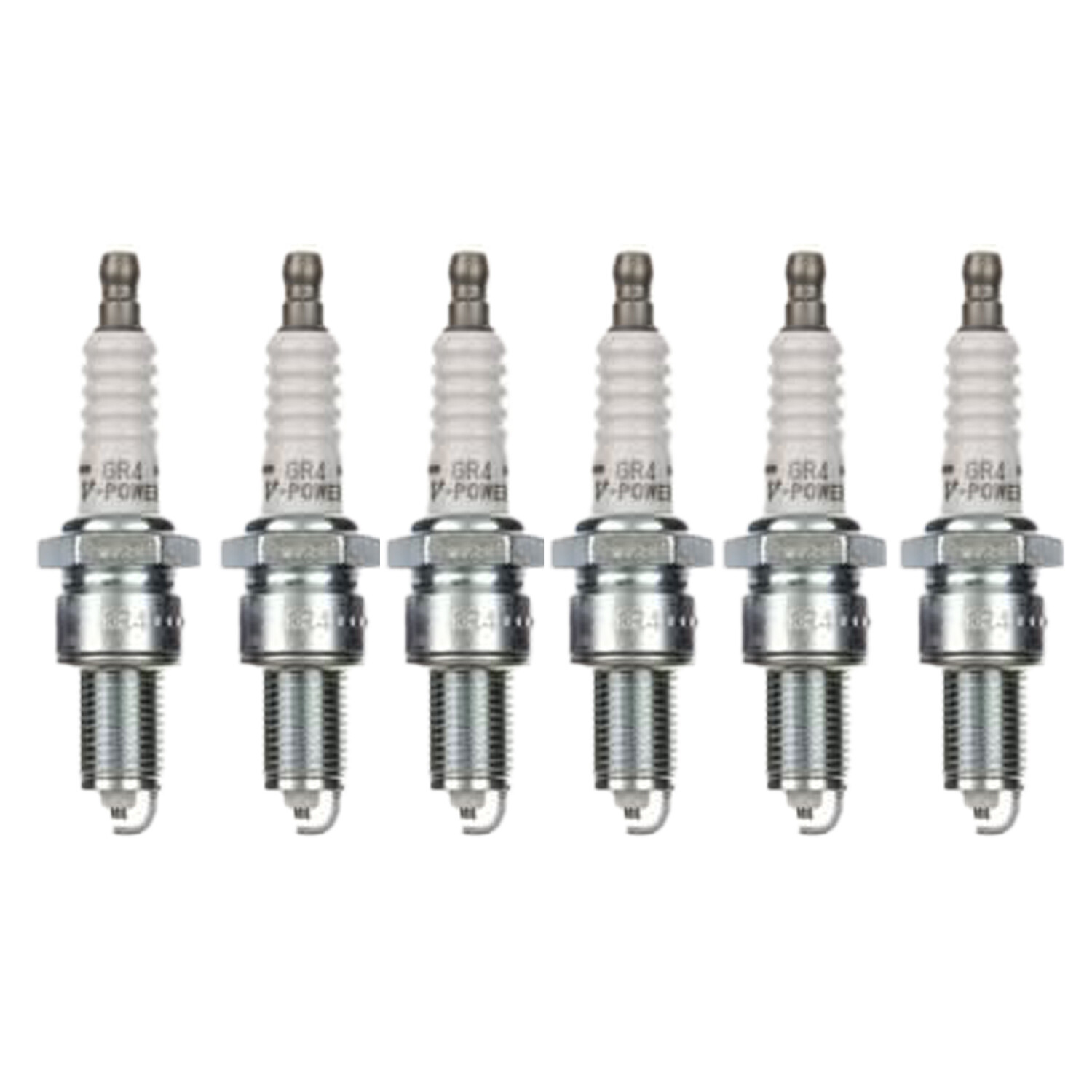 NGK V-Power Spark Plug Set 6 Pieces 2635 For Ambassador Special Camaro L6
