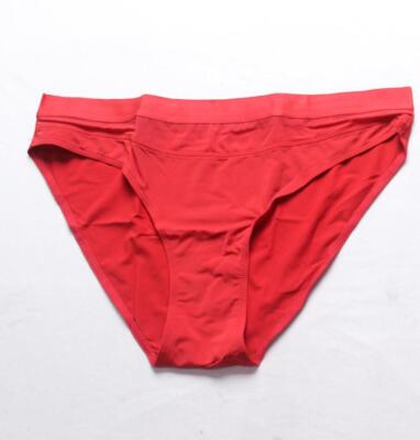 Parade Women's Ultra Soft Mesh Detail Re:Play Brief ZG3 Savvy Red Medium NWT