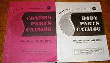 1947 1948 1949 1950 Studebaker Chassis Body Parts Catalog Champion Commander