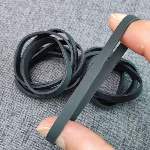 20Pcs Black Rubber Ring Stretchable Rubber Tie Office Home Packaging Supply - Picture 5 of 8