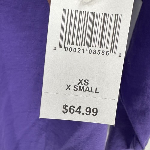 Disney Parks Spirit Jersey Potion Purple Oversized Glitter Spellout Size XS FLAW - Picture 4 of 6