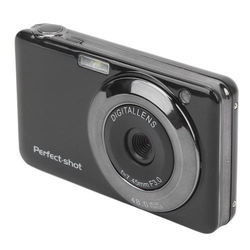 (Black) Kids Camera 48MP Vlogging Camera 8x Optical Zoom Compact Fit - Picture 20 of 22
