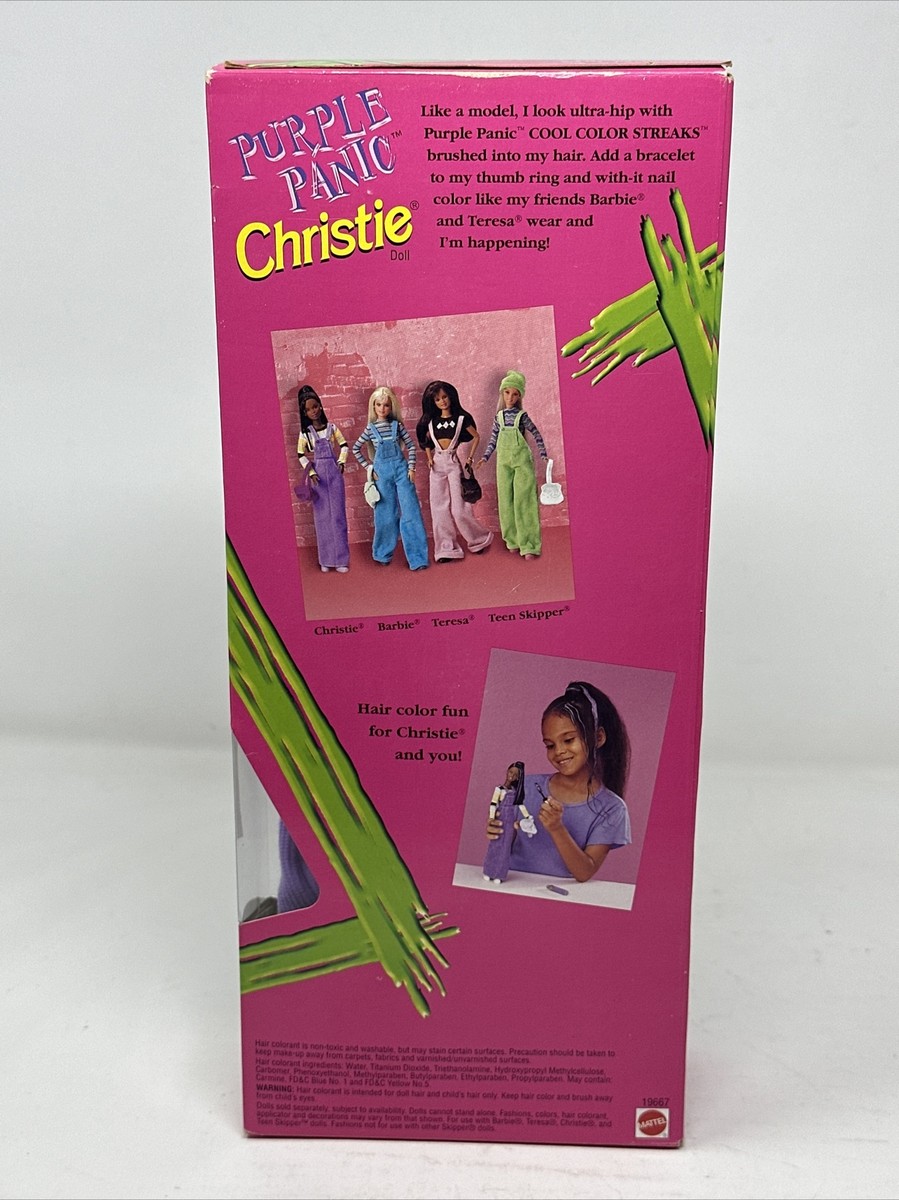 1998 Purple Panic Christie Barbie 19667 NRFB | eBay