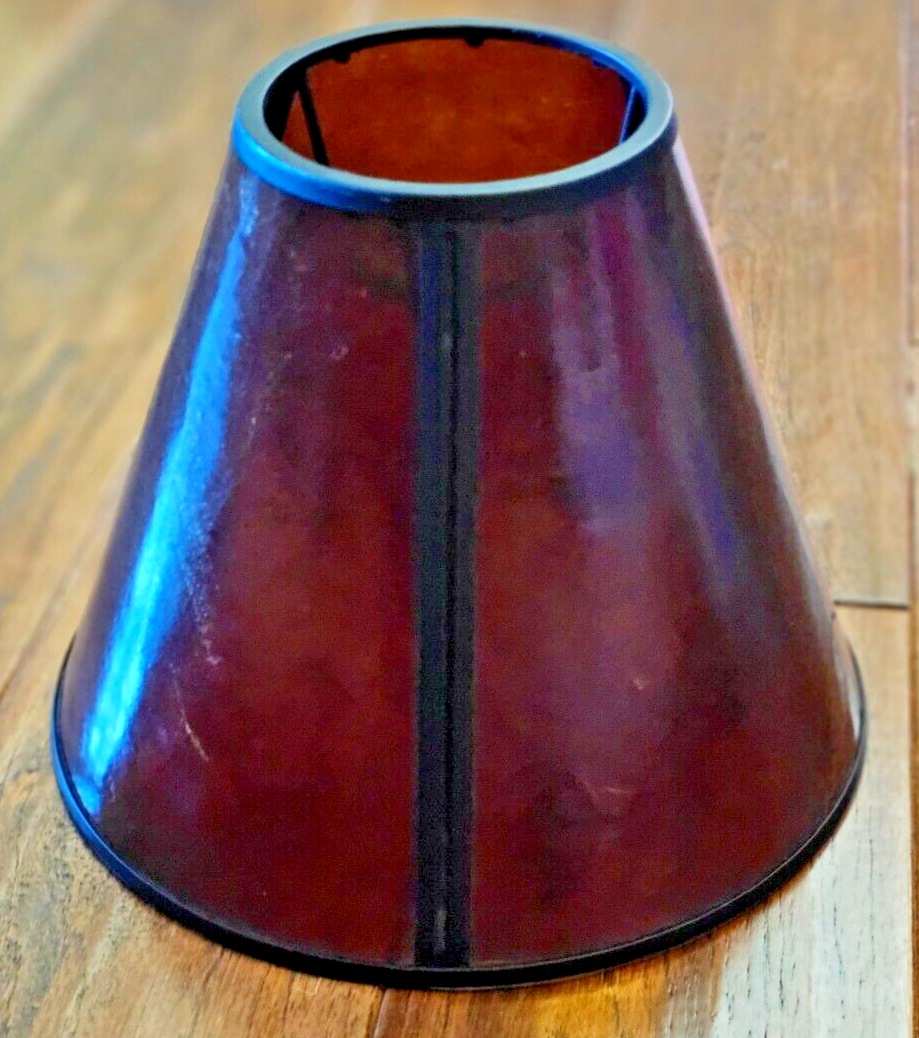 Mica Lamp Shade 9" Diameter 7" Tall Vintage Arts & Crafts Mission eBay