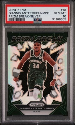 PSA10 GIANNIS ANTETOKOUNMPO SILVER PRIZM