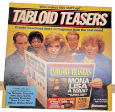 TABLOID TEASERS BOARD GAME #3655 1991