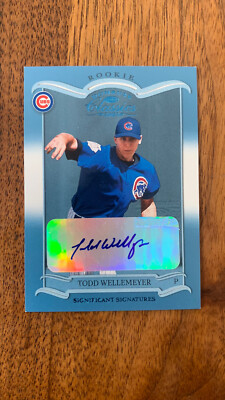 2003 Donruss Classics Significant Signatures /500 Todd Wellemeyer Rookie Auto RC