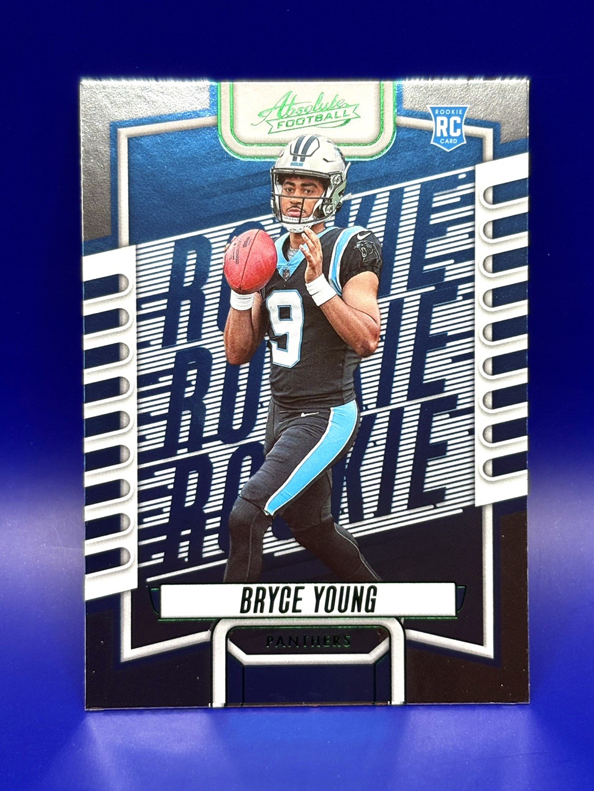 2023 Panini Absolute - Bryce Young RC #101 ✨Green foil - Carolina Panthers