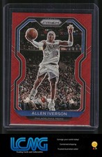 2020-21 Panini Prizm #19 Allen Iverson Ruby Wave Prizms S7N