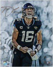 Trevor Lawrence Jaguars Signed 16x20 Scream Photo - Signed in Gold Ink - LE 16