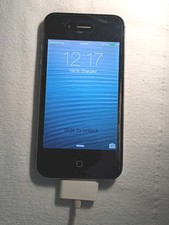 Original Apple iPhone 4 - 32GB - Black Unlocked - VTG Working Fair PO AS IS