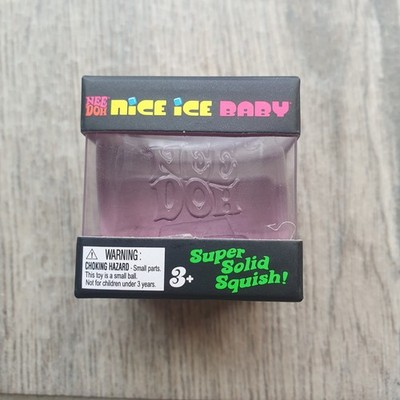 NeeDoh Nice Ice Baby Super Solid Squish Cube - Lila