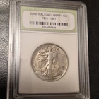 1943 Silver Liberty Walking Half Dollar INB Certified #2214050838