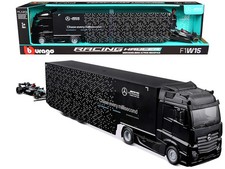 Mercedes-Benz Actros Gigaspace Car Transporter 1/43 Diecast Model - Bburago