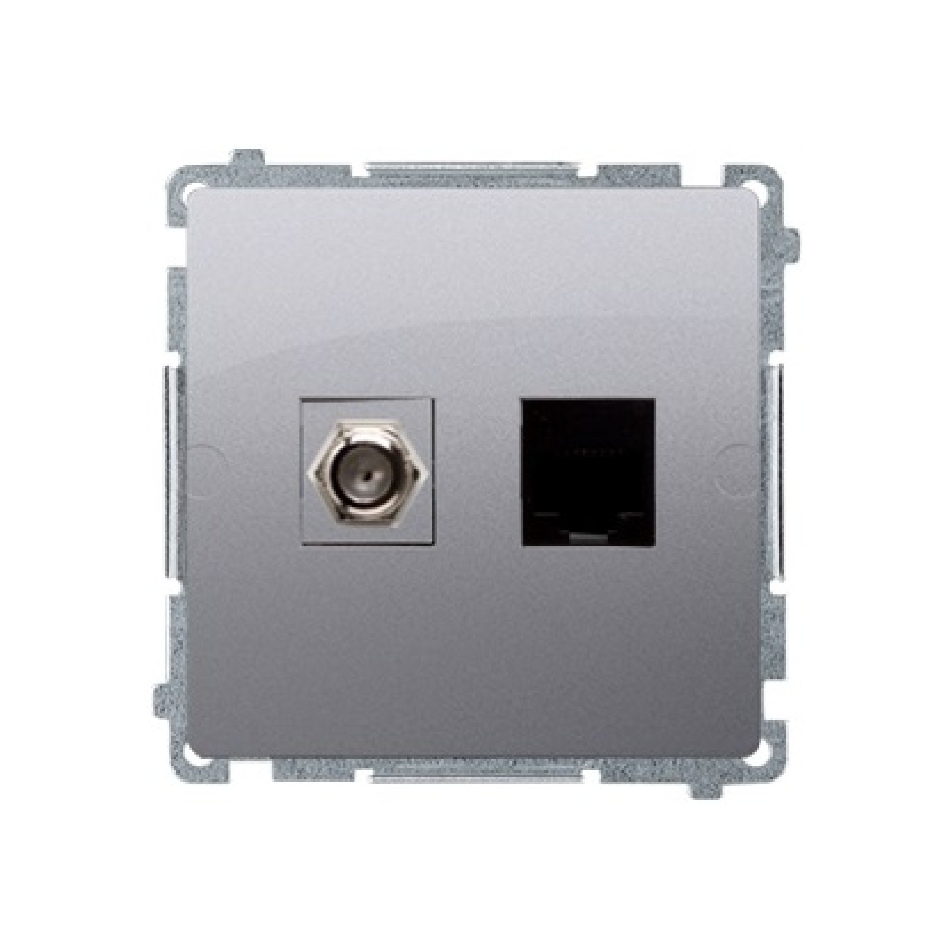 Simon Basic Antenna Socket Type F + Computer BMAFRJ45.01/21