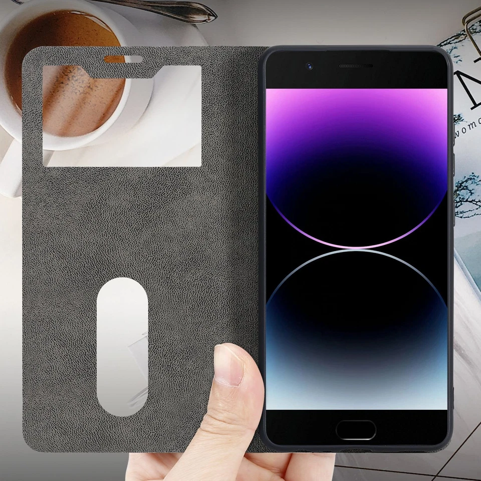 Custodia per OnePlus 5 Portafoglio Protettiva Magnetica Cover Libro - Immagine 4 di 4