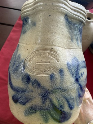 #ad Beaumont Pottery Creamer Signed And Dated 1981 $40.00