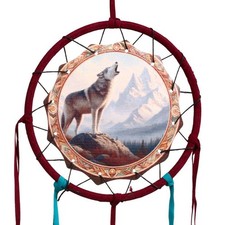 Mountain Wolf Dreamcatcher  - 16cm - Brand NEW