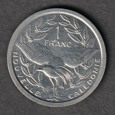 New Caledonia 1 Franc 1982 uncirculated condition aluminium coin