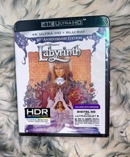 Labyrinth 4K Ultra HD  Blu-Ray, 2-Disc Set, 2016, Shrinkwrap