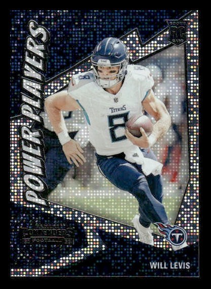2023 Panini Contenders #25 Will Levis Rookie Power Players Silver Titans