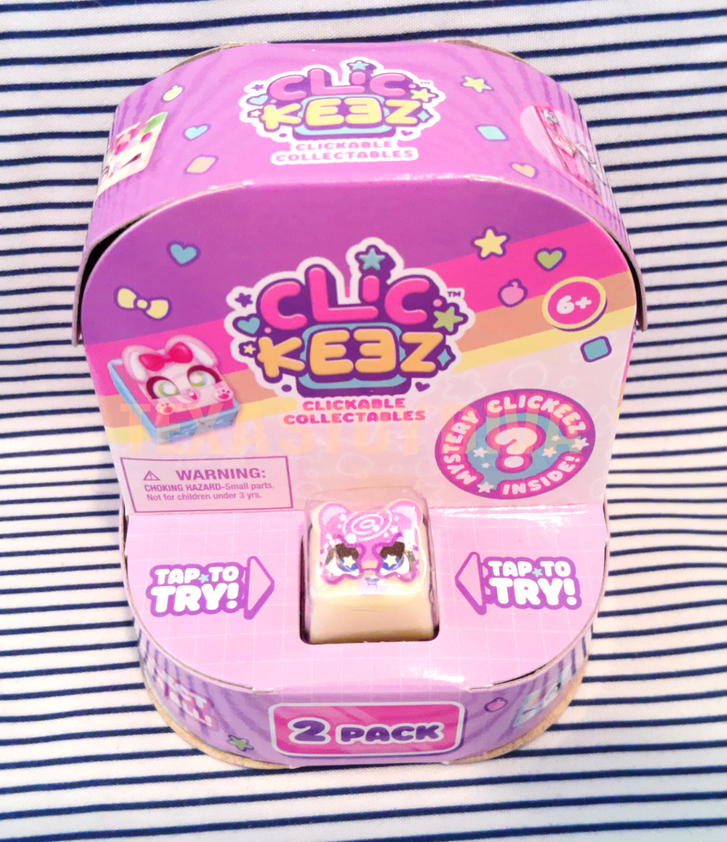 K5 スクイーズセット Clickeez Clic Keez Mystery 2 Pack Character Keyboard Key Fidget