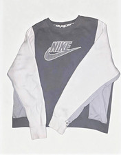 Nike Men?s Grey/White Colourblock 2pc Sweatshirt & Pants