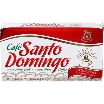 Café Santo Domingo Molido Ground Coffee, 10 oz Brick