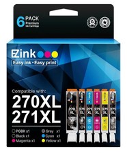 6PK PGI-270 XL CLI-271 XL Ink for Canon PIXMA MG7700 MG7720 TS8020 TS9020