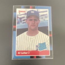 Donruss 1988 Rated Rookie Al Leiter New York Yankees #43 Baseball Card