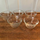 Pyrex Corning 463 Custard Cup Edge 175ml Vintage Set Of 4