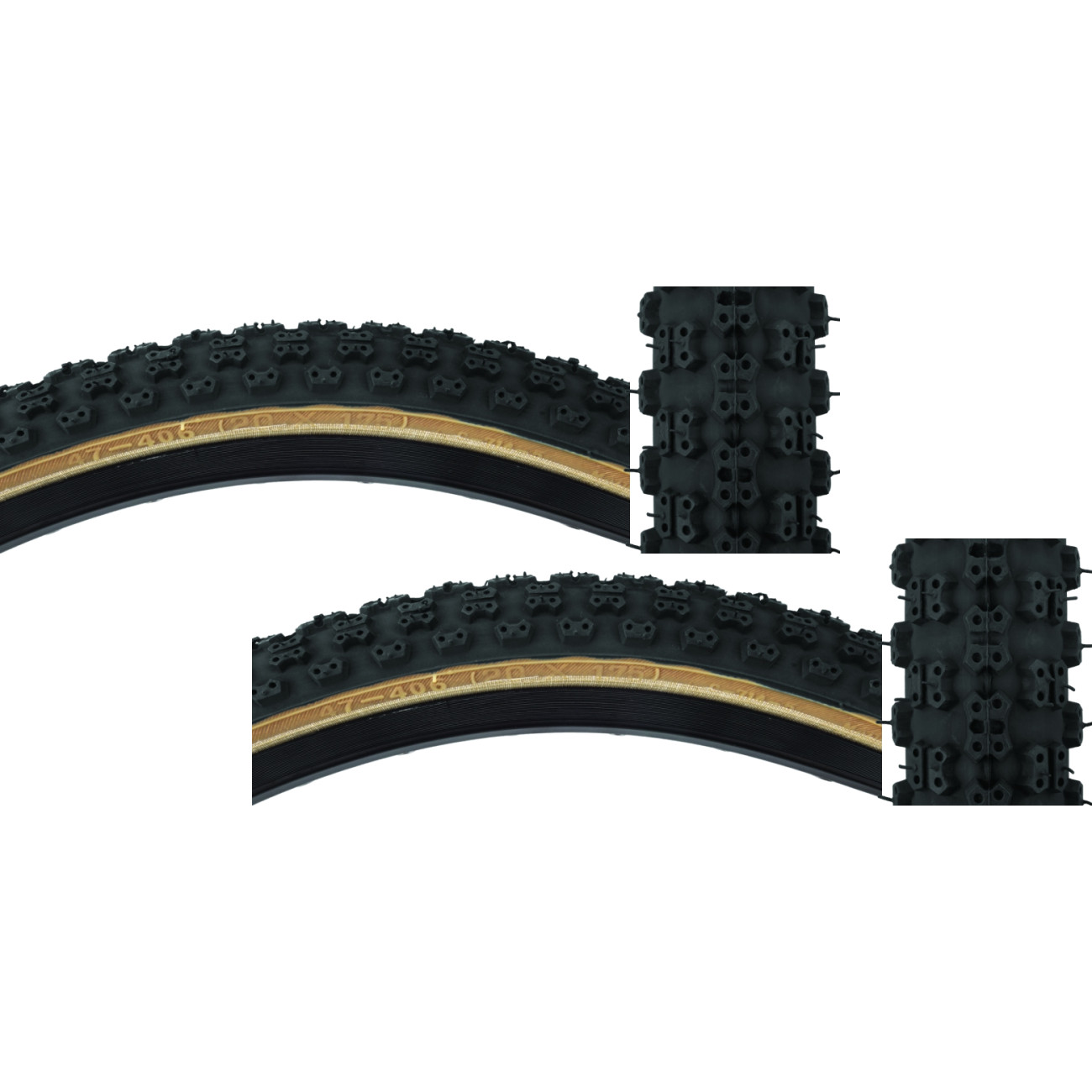 Упаковка из 2-х светоотражающих элементов Sunlite MX3C714 20x175 с защитным покрытием TPI 60 BlkSkn BMX 9890₽