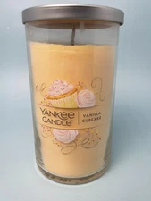 NEW Yankee Candle Vanilla Cupcake 14.25oz Scented Jar Container With Lid 1632929