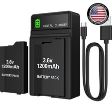Durable PSP Battery Pack - 2x 1200mAh Rechargeable Batteries for PSP-3000