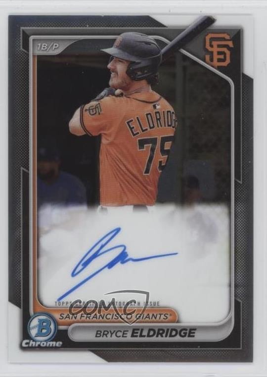 2024 Bowman Chrome Prospect Auto Bryce Eldridge #CPA-BE Auto