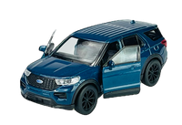 Welly 2023 Ford Explorer Blau 1:34 Die Cast Metal Model Neu Im Kasten