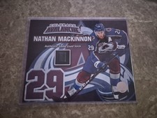 Nathan Mackinnon Colorado Avalanche Game Used Stick Picture With Coa