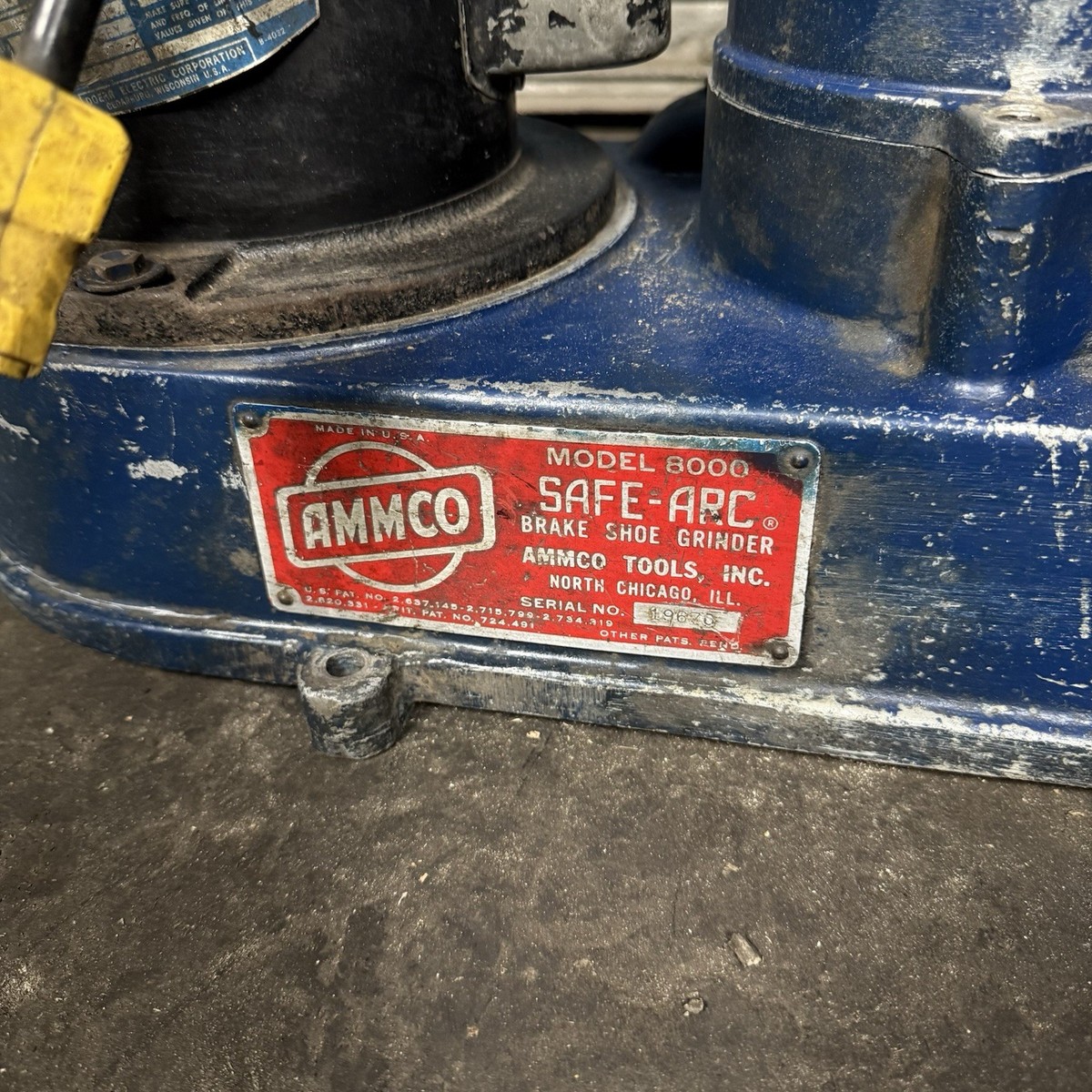 Ammco Brake Shoe Grinder Manual - Operating & Parts Guide For Models 8000, 880, 890 (Manual #8818)