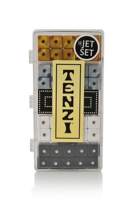 The Jet Set TENZI Select Dice Game 4 Colors Fast Family Carma Games Black Gold