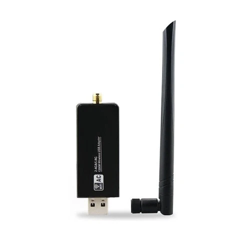 RTL8812AU Chipset 1200Mbps 5GHz Wireless AC WiFi USB Adapter Dongle Antenna
