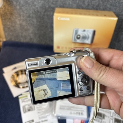 Canon PowerShot A560 7.1MP Digital Camera - Silver for sale online