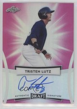 2017 Leaf Metal Draft Pink 9/10 Tristen Lutz #BA-TL1 Auto y8h