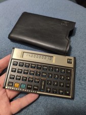 Hewlett-Packard HP-12C Scientific Programmable Calculator LCD Display WORKS Case
